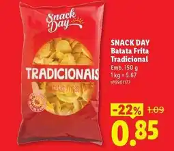 Lidl Snack day - snack day batata frita tradicional promoção