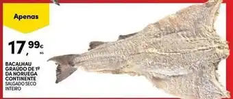 Continente Bom dia Continente - bacalhau promoção