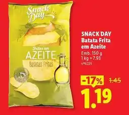 Lidl Snack day - snack day batata frita em azeite promoção
