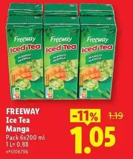 Lidl Ice tea manga promoção