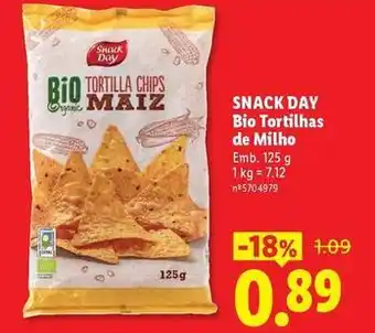 Bio - snack day bio tortillas de milho