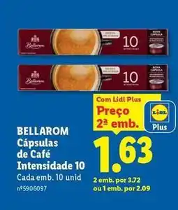 Lidl Bellarom - capsulas de cafe promoção