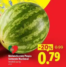 Lidl com - melancia com pouca semente nacional promoção