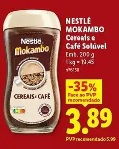 Lidl Nestle - cereais e cafe soluvel promoção