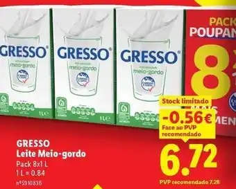 Lidl Gresso promoção