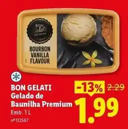 Lidl Premium - gelado de baunilha promoção
