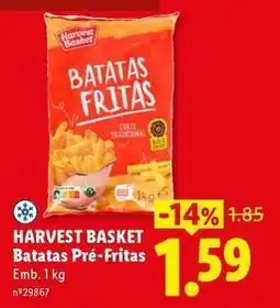 Lidl Batatas pre-fritas promoção