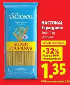 Nacional - esparguete