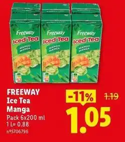 Lidl Ice tea manga promoção