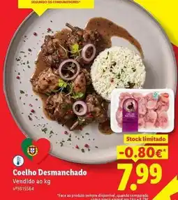 Lidl Nacional - coelho desmanchado promoção