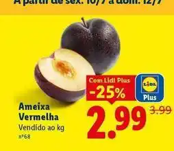 Lidl com - ameixa vermelha promoção
