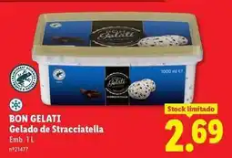 Lidl Gelado de stracciatella promoção