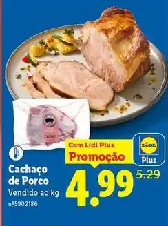Lidl com - cachaco de porco promoção
