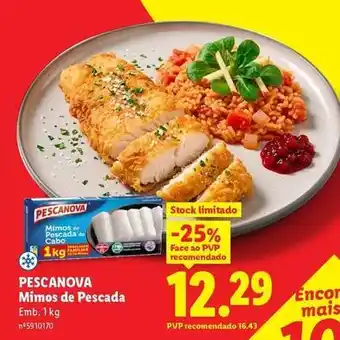 Lidl Pescanova - mimos de pescada promoção