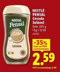 Lidl Nestle - pensal cevada soluvel promoção