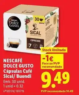 Lidl Nescafé - capsulas cafe promoção
