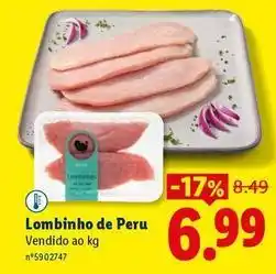 Lidl Lombinho de peru promoção