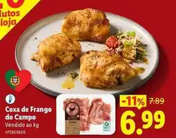 Lidl Coxa de frango do campo promoção