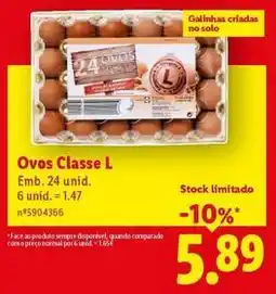 Lidl Ovos classe promoção