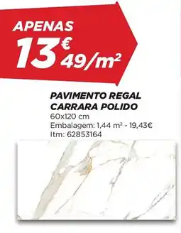 Bricomarché Pavimento regal carrara polido promoção