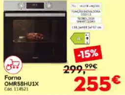 Conforama Forno OMR58HU1X promoção
