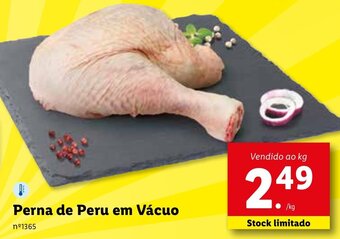 Lidl Perna de Peru em Vácuo promoção
