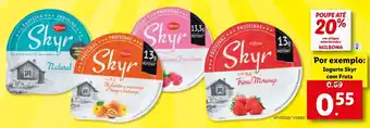 Lidl Iogurte Skyr com Fruta promoção