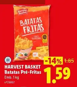 Lidl Harvest Basket Batatas Pré-fritas promoção
