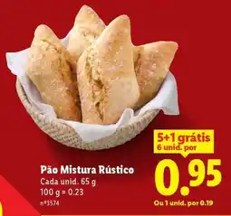 Lidl Pão Mistura Rústico promoção