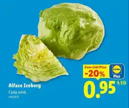 Lidl Alface Iceberg promoção