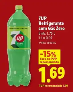 Lidl 7UP Refrigerante com Gás Zero promoção