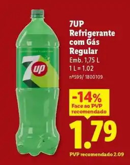 Lidl 7UP Refrigerante com Gás Regular promoção
