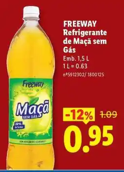 Lidl Freeway Refrigerante de Maçã sem Gás promoção