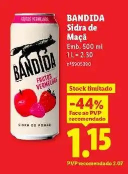 Lidl BANDIDA Sidra de Maçã promoção