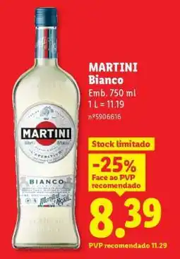 Lidl Martini Bianco promoção