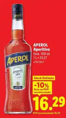 Lidl APEROL promoção