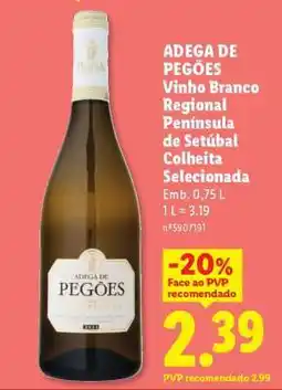Lidl ADEGA DE PEGÕES promoção