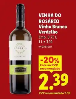 Lidl VINHA DO ROSÁRIO promoção