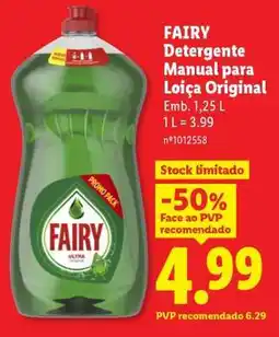 Lidl FAIRY promoção