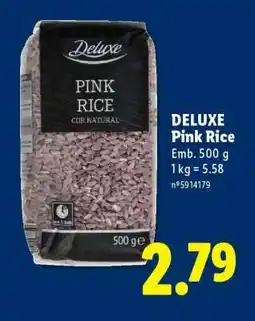 Lidl DELUXE Pink Rice promoção