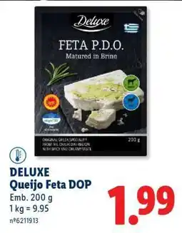 Lidl DELUXE Queijo Feta DOP promoção