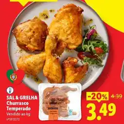 Lidl SAL & GRELHA Churrasco Temperado promoção