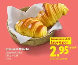 Lidl Croissant Brioche promoção