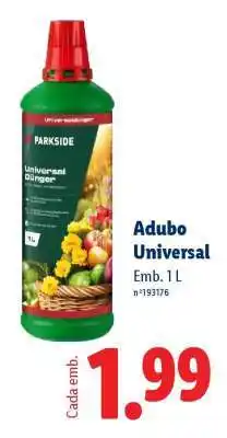 Lidl Adubo Universal promoção