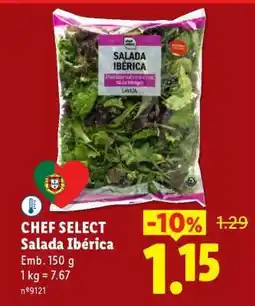 Lidl CHEF SELECT Salada Ibérica promoção