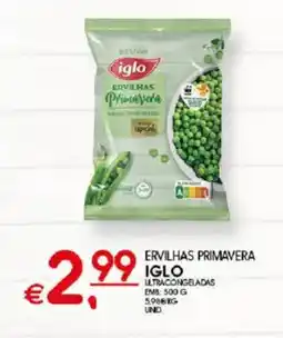 Meu Super Ervilhas primavera iglo ultracongeladas promoção