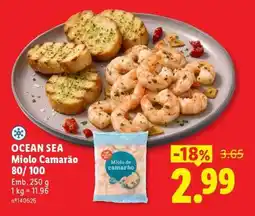Lidl OCEAN SEA Miolo Camarão 80/100 promoção