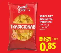 Lidl SNACK DAY Batata Frita Tradicional promoção