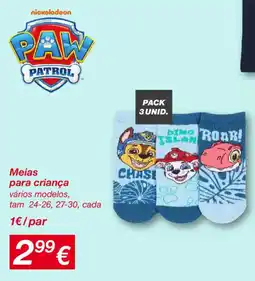 kik Meias para criança promoção