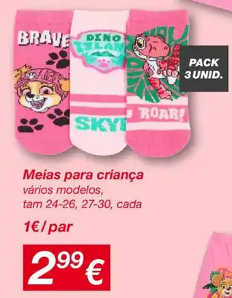 Meias para criança